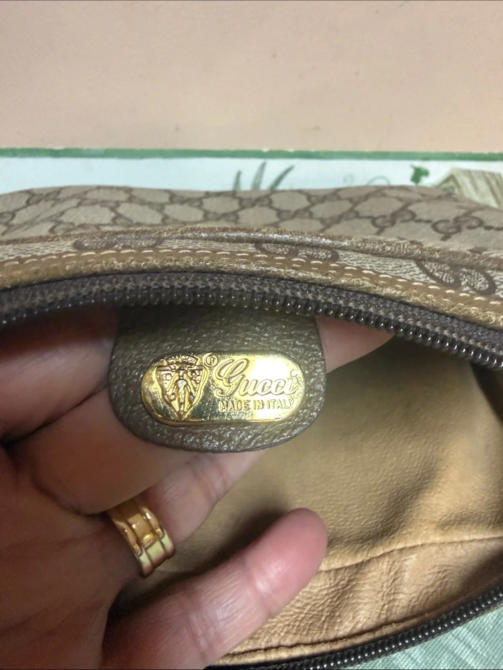 Gucci toiletry bag